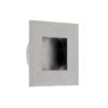 Zoo Hardware ZAS Square Flush Pull (Various Sizes), Satin Stainless Steel