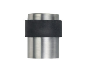 Zoo Hardware ZAS Floor Mounted Cylinder Door Stop, Satin OR Polished Stainless Steel