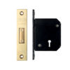 Zoo Hardware British Standard 5 Lever Chubb Retro-Fit Dead Lock (67mm OR 80mm), PVD Stainless Brass