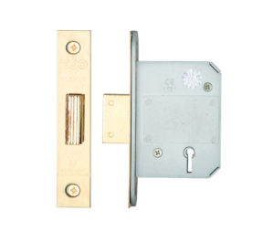 Zoo Hardware British Standard 5 Lever Dead Lock (64mm OR 76mm), PVD Stainless Brass