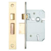 Zoo Hardware British Standard 5 Lever Sash Lock (64mm OR 76mm), PVD Stainless Brass