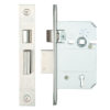 Zoo Hardware British Standard 5 Lever Sash Lock (64mm OR 76mm), Satin Stainless Steel