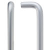 Zoo Hardware Contract Aluminium D Pull Handle (19mm Bar Diameter), Satin Aluminium