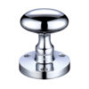 Zoo Hardware Contract Oval Mortice Door Knobs, Polished Chrome (sold in pairs)