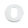 Zoo Hardware ZCS Architectural Oval Profile Escutcheon, Polished Stainless Steel
