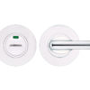 Zoo Hardware ZGS Disabled Bathroom Turn & Release With Indicator, Polished Stainless Steel