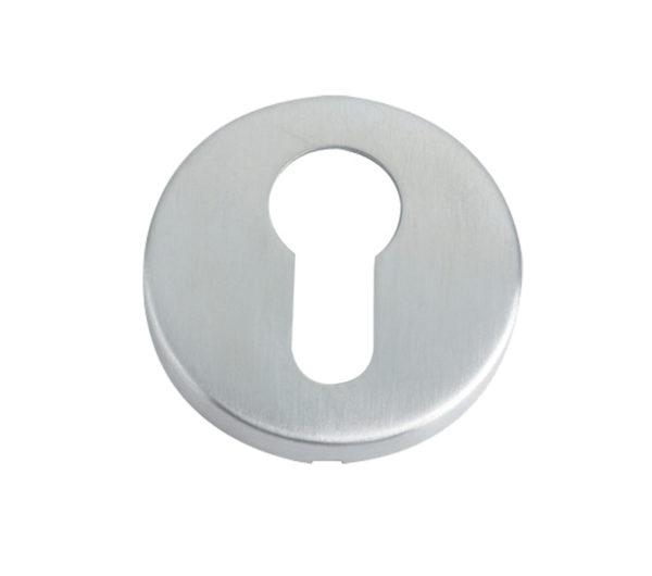 Zoo Hardware ZCS2 Contract Euro Profile Escutcheon, Satin Stainless Steel