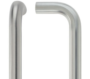 Zoo Hardware ZCS2 Contract D Pull Handles (19mm or 22mm Bar Diameter), Satin Stainless Steel