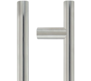 Zoo Hardware ZCS2G Contract Guardsman Pull Handle (19mm or 22mm Bar Diameter), Satin Stainless Steel