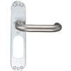 Zoo Hardware ZCS Architectural 22mm RTD Lever On Inner Backplate, Satin Stainless Steel (sold in pairs)