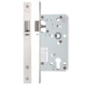 Zoo Hardware Vier 72mm c/c DIN Night Latch (Square Or Radius Profile), Satin Stainless Steel