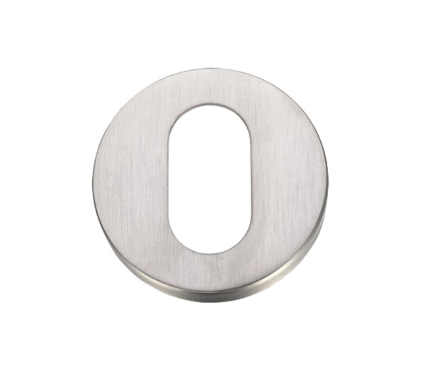 Zoo Hardware ZG4S Oval Profile Key Escutcheon, Satin Stainless Steel