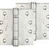 Zoo Hardware 4 Inch Grade 13 Ball Bearing Hinge, Polished Stainless Steel (sold in pairs)