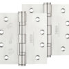 Zoo Hardware 4 Inch Grade 13 Ball Bearing Hinge, Satin Stainless Steel (sold in pairs)