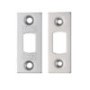 Zoo Hardware Face Plate And Strike Plate Accessory Pack, Satin Stainless Steel