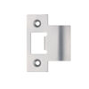 Zoo Hardware Spare Extended Tongue Strike Plate Accessory, Satin Stainless Steel