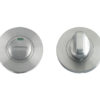 Zoo Hardware ZPS Bathroom Turn & Release With Indicator, Satin Stainless Steel