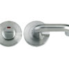 Zoo Hardware ZPS Disabled Bathroom Turn & Release With Indicator & RTD Lever, Satin Stainless Steel