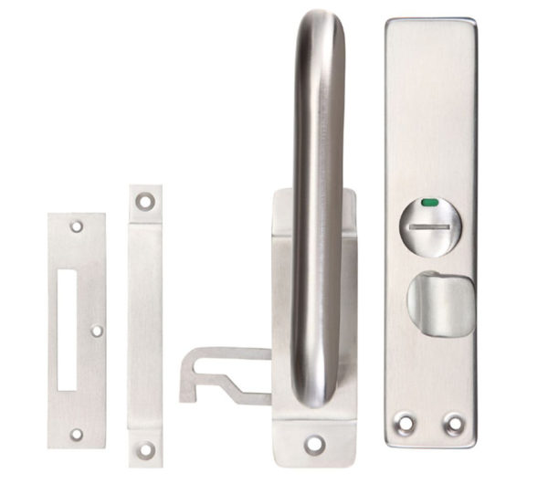 Zoo Hardware ZPS Facility Indicator Door Handle, Satin Stainless Steel