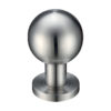 Zoo Hardware ZPS Ball Mortice Knob, Satin Stainless Steel (sold in pairs)