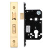 Zoo Hardware Euro Sash Lock (67.5mm OR 79.5mm), PVD Stainless Brass