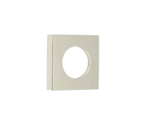 52x52mm PN plain square outer rose for levers and t&r