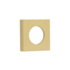 52x52mm SB plain square outer rose for levers and t&r