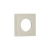 52x52mm SN plain square outer rose for levers and t&r