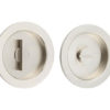 65x12x3mm SN round concealed WC flush pull set