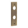 200x55mm AB Bath 78mm C/C back plates for lever on rose