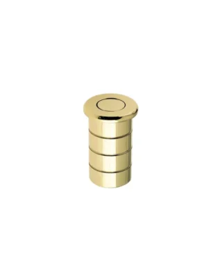 Zoo Hardware Fulton & Bray Dust Excluding Socket For Flush Bolts (Concrete), Polished Brass