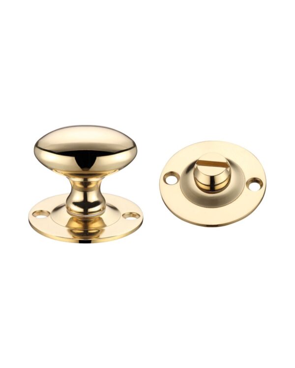 Zoo Hardware Fulton & Bray Oval Turn & Release (36Mm), Polished Brass