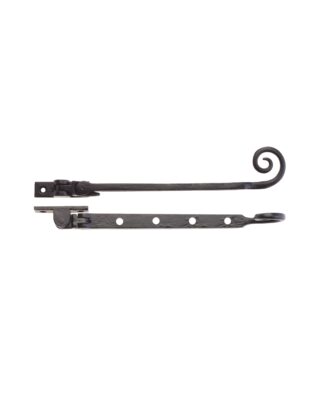 Zoo Hardware Foxcote Foundries Curly Tail Casement Stays (8", 10" Or 12"), Black Antique