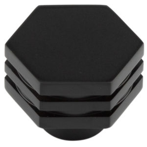 Nile MB 30mm Hex Cupboard Knob With Step Details
