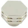 Nile PN 30mm Hex Cupboard Knob With Step Details