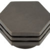 Nile DB 40mm Hex Cupboard Knob With Step Detail