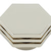 Nile PN 40mm Hex Cupboard Knob With Step Detail