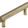 Nile AB 96mm Hex Cabinet Handle With End Step Detail
