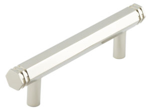 Nile PN 96mm Hex Cabinet Handle With End Step Detail