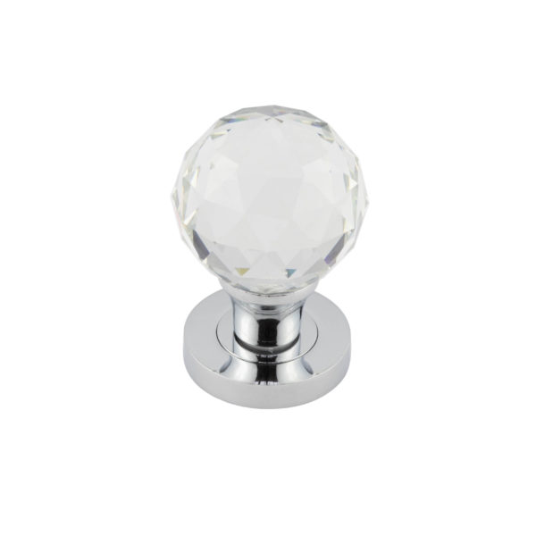 PC Faceted Mortice Knob