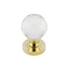 PVD Faceted Mortice Knob