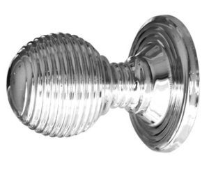 REEDED CUPBOARD KNOB 28MM PC