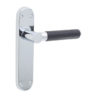 ASCOT LATCH FURNITURE BLACK LEATHER PC