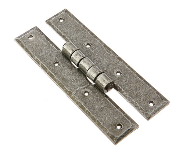 66x155mm H cabinet hinge Patina pewter finish