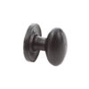 27x36mm Oval cabinet knob Black finish