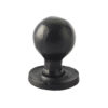 27x39mm Round cabinet knob Black finish