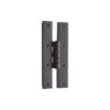66x155mm H cabinet hinge Black finish