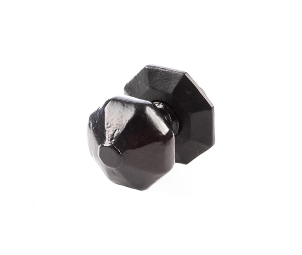 75x65mm Centre door knob Black finish