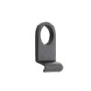 50x31x9mm Cylinder pull Black finish