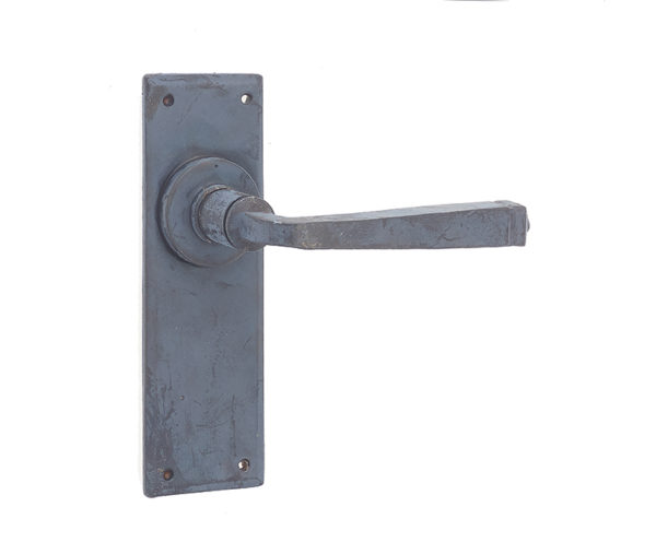 Valley Forge lever latch set Beeswax Finish